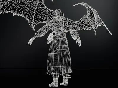 Nosferatu Low-poly 3D model