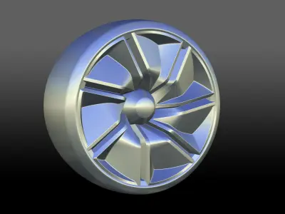 Infiniti Prototype 10 Concept rims 3D model