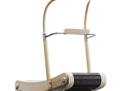PENT IRENA Premium Curve Manual Treadmill 3D model