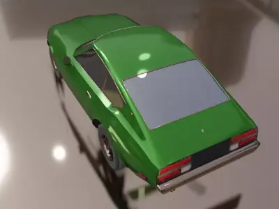 1976 Nissan Datsun 280z Low-poly 3D model