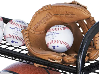 Sport set 01 Low-poly 3D model