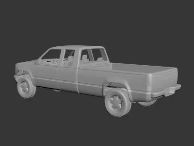 Chevrolet C-K 4th Gen Extended Cab  3D print model