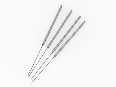 Sparkler Firework v2 3D model