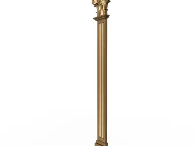 Column Capital 0603 Low-poly 3D model
