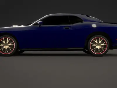 dodge challenger 2015 sport 3D model