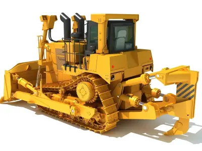 Tracked Dozer 3D model