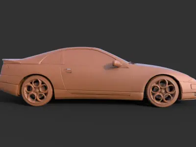 Nissan 300ZX 3D print model