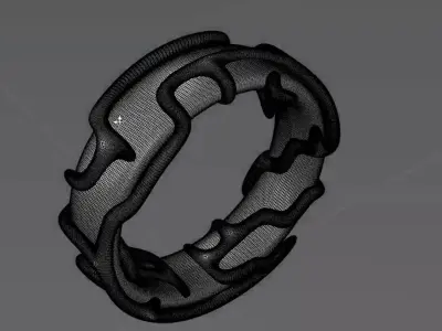 maze ring n1 3D print model