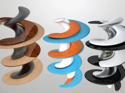 Abstract Sculpture 0001 Free 3D model