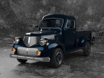 Old custom pickup Code 247 Restored 3D model