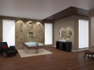 Bathroom 55 3D model