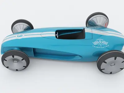 RACER 9 toy racing car 3D model