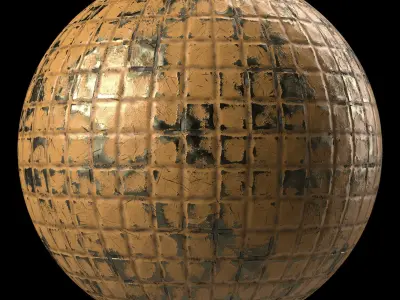 Metal Materials 60- Metal panels By Painting - Sbsar Seamless Texture