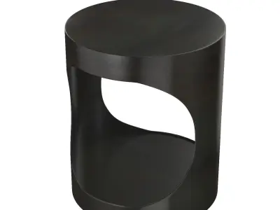 Eclipse Round Side Table 3D model