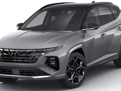 Hyundai Tucson 2021 N-line EU and US 3D model