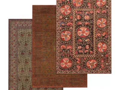Rug Set 1912 3D model