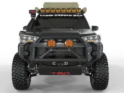 Toyota 4Runner 2022 Full Accesories 3D model