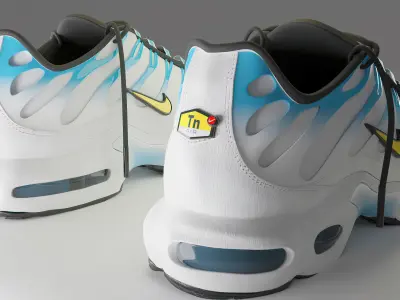 Nike Air Max Plus tn Low-poly 3D model