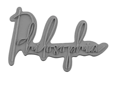 Philosophy Neon Sign 3D model