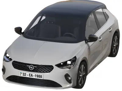 Opel E corsa 2019  3D model