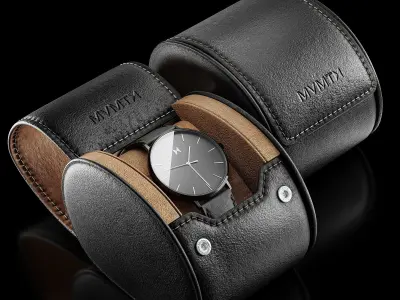 Watch MVMT Legacy Slim Panther Black 3D model