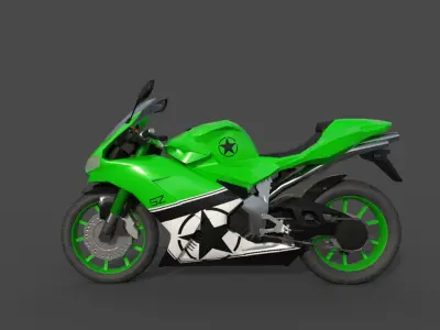 Race Bikes  3D model