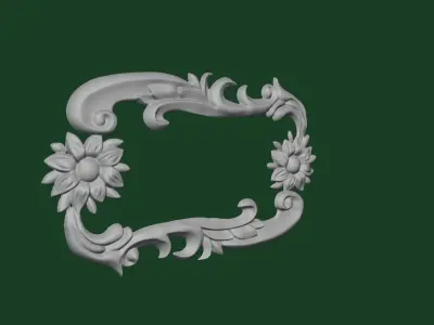 Frame Decor 3D print model shop