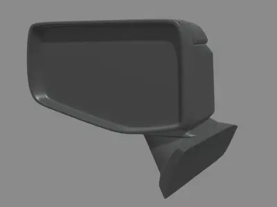 Car Mirror Chevrolet Silverado 2020 Low-poly 3D model