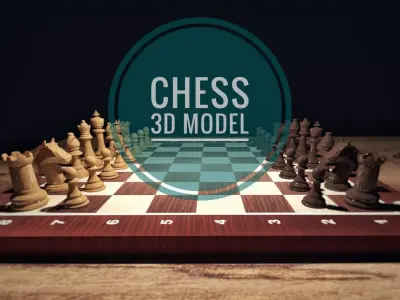 Chess Game 3D model