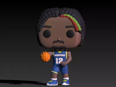 Funko Morant 3D print model