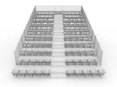 Bleachers 26 3D model