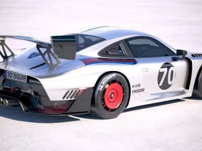 Porsche 935 2019 MobyDick 3D model