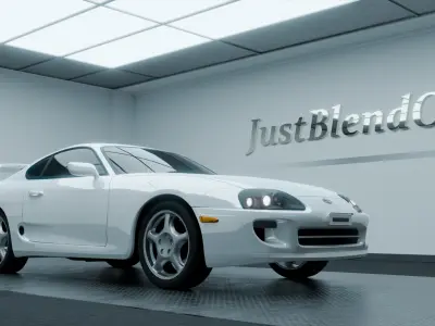 Toyota Supra 2000 3D model