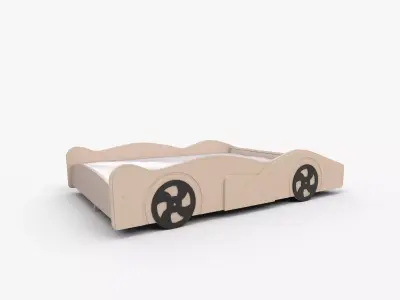 Children Race Car Bed 3D model