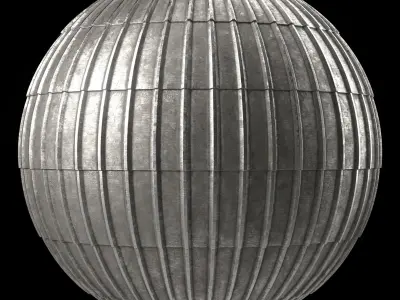Roof Tile Materials 93- Metal Roofing By Snow Sbsar Seamless Pbr Texture