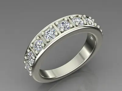 Band Ring 3D print model