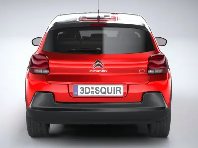 Citroen C3 2020 3D model