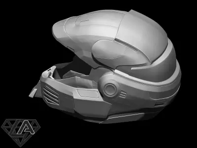 Halo Eva Emile helmet 3D print model