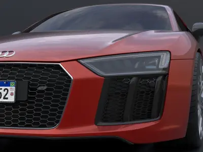 Audi R8 V10 Plus 3D model