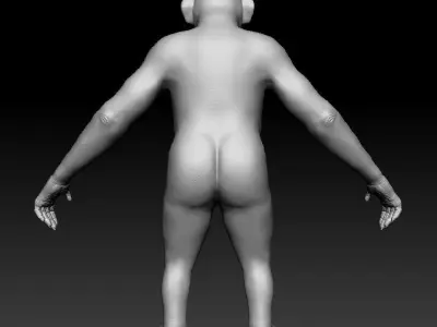 Chimpanzee Ape 3D model