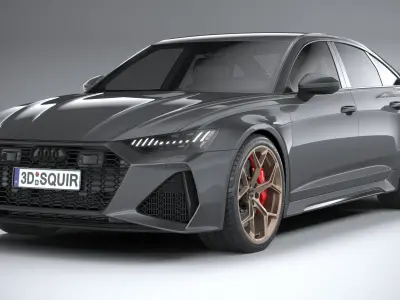 Audi RS6 Sedan 2024 3D model