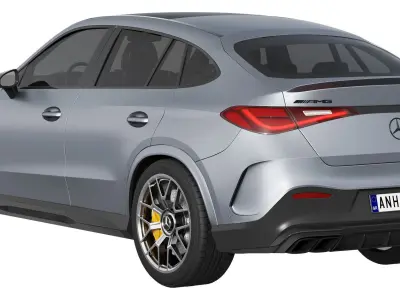 Mercedes-Benz GLC63 S AMG E Performance Coupe 2023 3D model