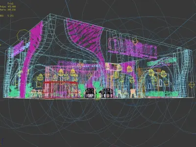 Exhibition - Area - 16X12-3DMAX2009-08 3D model