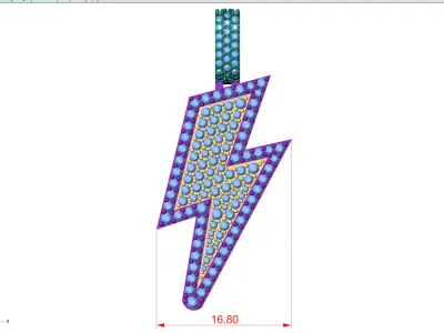  Diamond Pendant  3D print model