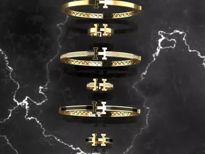 3 versiyon bracelet 3D print model