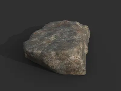Free low poly Granite Rock Free low-poly 3D model