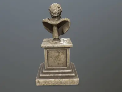 Marcus Aurelius  Low-poly 3D model