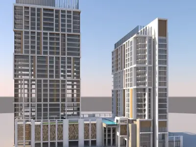 Exterior building 3D model