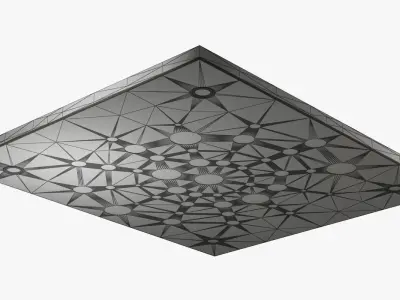 Stainless steel plate Free 3D model