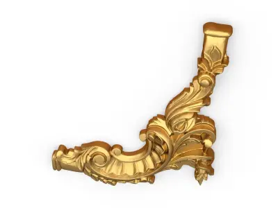 Classic decor ornament 80 3D model
